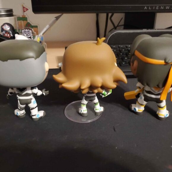 Voltron Funko Pop Figure Lot of 3 Hunk, Pidge, Shiro - Picture 2 of 2